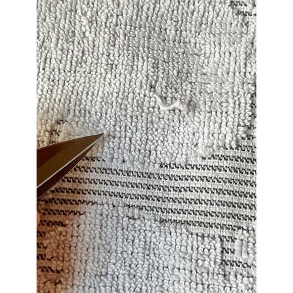 Ladinne Reversible Dachshund Tea Towels Set of Two Cotton 30" X 19" Gray & White - Picture 8 of 8